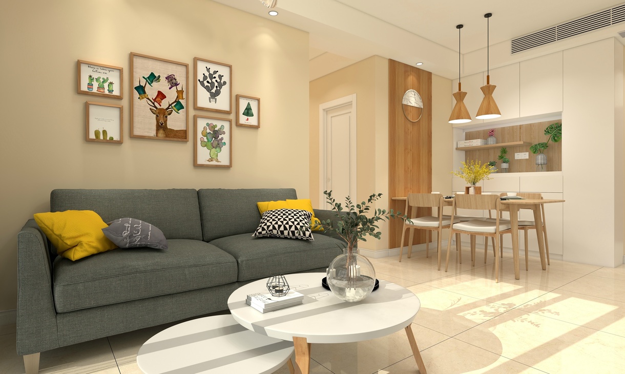 design丨☆朝阳八号☆|两居室北欧装修设计方案效果