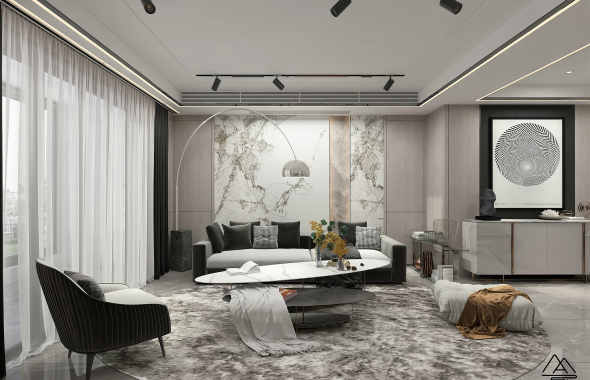 金茂府现代轻奢风格