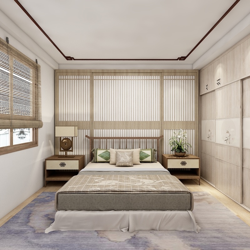 古风.淡雅|两居室中式(空间)装修设计方案效果